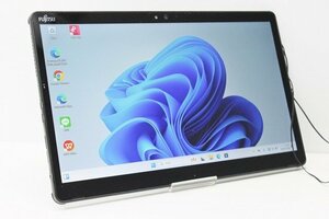 1円スタート タブレットPC Windows11 富士通 ARROWS Tab Q738 第7世代 Core i3 SSD128GB メモリ4GB カメラ 13.3インチ WPS office搭載