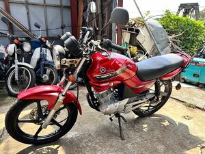 YBR125 低走行5433キロ　エンジン始動動画有り！返品可能！軽整備済み