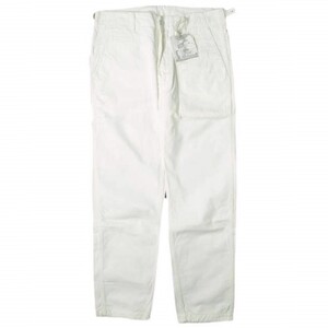 新品 Engineered Garments x BEAMS PLUS エンジニアードガーメンツ 別注 GRASSFIELD PANTS - CHINO TWILL グラスフィールドパンツ 32 WHITE