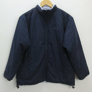 k■ジャックウルフスキン/Jack Wolfskin 中綿リバーシブルジャケットJKT【M】LADIES■63【中古】