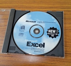 CD-ROM / Microsoft Excel 95 マイクロソフト エクセル PCソフト ディスク gh cl2 o