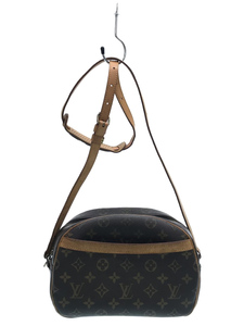 LOUIS VUITTON◆ブロワ_モノグラム_BRW/PVC/BRW/M51221/※角スレ有/※ヌメ革劣化有