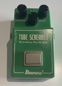 ヴィンテージ 1980年製 Ibanez TS-808 TUBE SCREAMER RC4558Pエフェクター Overdrive Pro チューブスクリーマー 