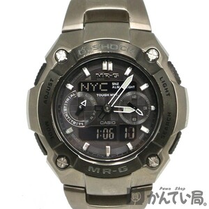 18879 CASIO【カシオ】G-SHOCK ジーショック MRG-7600D-1BJF MR-G ソーラー電波 腕時計 アナデジ チタン メンズ ウォッチ【中古】USED-B