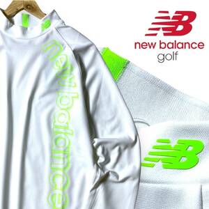 【7】新品 ニューバランスゴルフ UVカット ストレッチ 長袖 モックネック Tシャツ New Balance Golf ゴルフウェア GOLF◆R1707