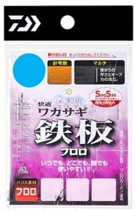 ダイワ☆クリスティア 快適ワカサギSS 鉄板フロロ　マルチ5枚セット（6本針・1.5号）