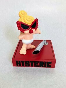 【送料込】未使用品★HYSTERIC MINI ヒステリックミニ ペンスタンド ノベルティ 幅9 高さ10 レッド×イエロー他 メモパッド付 s3406427