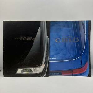 A0630【旧車カタログ】　トヨタ トレノ シエロ　カタログセット　価格表付き