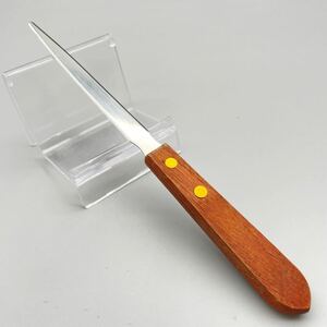 ペーパーナイフ レターオープナー 紙ナイフ ペティナイフ 刃渡り 約11cm 全長 約21.8cm 刃物 木柄 封書 事務用品 文具 ステンレス ナイフ