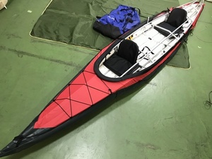 下松)FUJITA CANOE　フジタカヌーALPINA2-460EX AL-2-460 アルピナ2 現状品 ▼★241010A10B MK10A