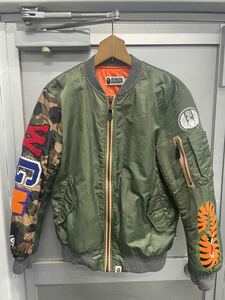 A Bathing Ape エイプ　ミリタリー フライトジャケット　Mサイズ