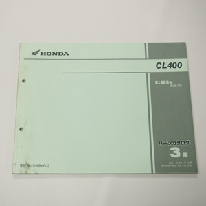 3版CL400パーツリストNC38-100ホンダCL400-W平成14年10月発行