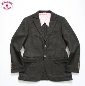 【 Brooks Brothers Red Fleece ブルックスブラザーズ 】ウールツイード 2B ジャケット 36S グリーン 100002577 テーラード オリーブカーキ