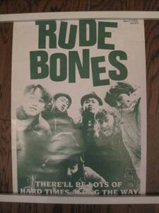 ＲＵＤＥ　ＢＯＮＥＳ＊ルードボーンズ　ポスター　非売品　SKA