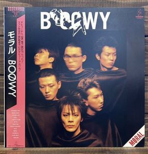 BOOWY / MORAL (LP) ボウイ　モラル　帯付　美盤 氷室京介　布袋寅泰　幻のデビュー・アルバム　VIH-6077