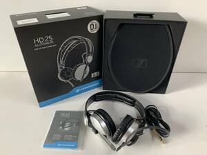 ⑤k271◆SENNHEISER ゼンハイザー◆ヘッドフォン ヘッドホン 25周年記念モデル HD25 ALUMINIUM The Pro DJs fovourite 密封型 未使用 箱付