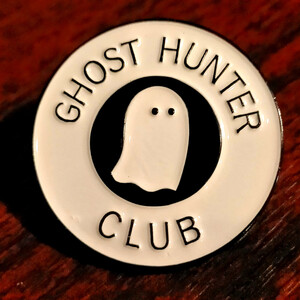 ピンバッチ　　おばけハンター　　ピンバッジ　GHOST　HUNTER　CLUB　ゴーストハンタークラブ　幽霊　ゴーストバスターズ　