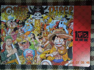 ONE PIECE 100巻記念 両面イラストカード / 非売品