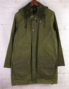 FJ25740 ビンテージ Barbour バブアー 70s ゲームフェア オイルドジャケット イングランド製 1ワラント カーキ系 34/86cm