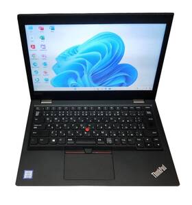 ★【驚速 LENOVO L380 i3-8130U 2.3GHz x4+8GB+SSD256GB 13.3インチワイドノートPC】Win11+Office2021/WEDカメラ■E051107