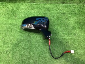 プリウスα ZVW41W 右ドアミラー サイドミラー トヨタ 純正 218 アティチュードブラックマイカ ムラカミ 9851 9ピン