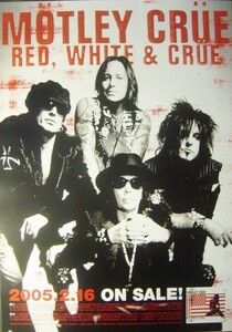 Motley Crue/レッド・ホワイト & クルー/未使用・非売品ポスター梱包料込