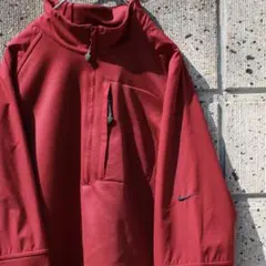 NIKE GOLF 袖ロゴ刺繍 フリーステック 古着 ハーフジップ ジャケット