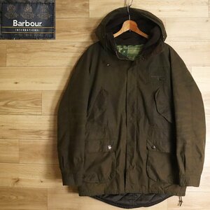 V8R/R7.12-2　イギリス製　Barbour　バブアー　INTERNATIONAL　インターナショナル　スティーブマックイーン　オイルドジャケット