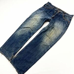 リーバイス ☆ LEVIS 503-03 最高の色落ち感♪ デニムパンツ ブルー ジーンズ インディゴ W33 アメカジ ストリート 古着MIX■Ja5167