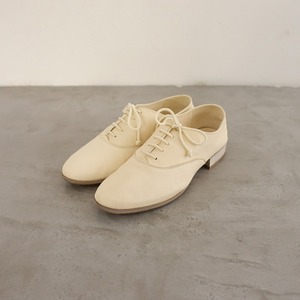 【定価4.2万】パドカレ pas de calais *ジャズダンスシューズ 37/23.5*アイボリーレザー皮革パンプス靴(sh88-2411-63)【40L42b】