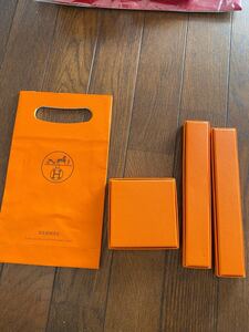 エルメス　HERMES ショッパー 紙袋 空箱 セット