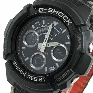 美品 CASIO カシオ G-SHOCK ジーショック 腕時計 AW-591MS-1A クオーツ アナデジ デジアナ ラウンド カレンダー 電池交換済み 動作確認済