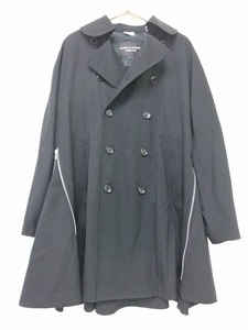 COMME des GARCONS HOMME PLUS コムデギャルソン オム プリュス デザインコート ブラック 毛100% S PK-C003 AD2022