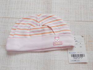 SC06// mimiplus ミミプラス 新生児用帽子 ベビー帽子 ボーダー