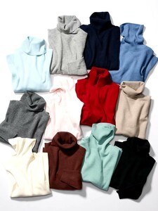 ★送料無料★UNIQLO レディース カシミヤタートルネックセーター 新品未使用品 各色&各サイズ質問欄にてご要望に合わせて対応