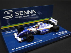 1:43 Minichamps ウィリアムズ FW16 ラストレース A.セナ #2 ロスマンズ仕様 サンマリノGP イモラ Senna 没後30年コレクション Rothmans