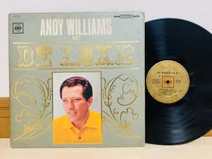 即決LP ANDY WILLIAMS Vol.2 / DE LUXE DELUXE / アンディ・ウィリアムス レコード CBS XS-19-C L13