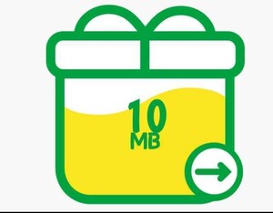 ■マイネオ mineo パケットギフト1０MB■