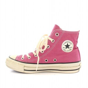 コンバース CONVERSE チャックテイラー ALL STAR FOOD TEXTILE HI オールスター フードテキスタイル ハイ スニーカー シューズ US4 ピンク