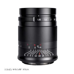 七工匠 7Artisans 50mm F1.05 単焦点レンズ (キヤノンRFマウント) (ブラック)