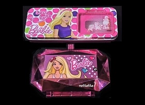 ☆Barbie☆バービー☆ペンケース☆バッグ☆小物入れセット☆バッグ☆ピンク☆難あり☆マテル