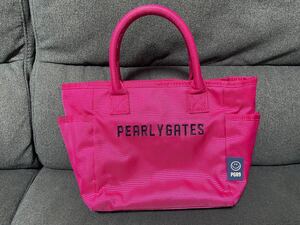 中古 PEARLY GATES パーリーゲイツ カートバッグ ピンク系