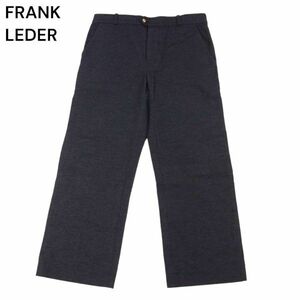 ドイツ製★ FRANK LEDER フランクリーダー 通年 ヘリンボーン★ ストレート シンチバック ワーク パンツ Sz.M　メンズ　I4B00904_5#R