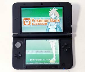 【動作確認済み】《即決有り》Nintendo 任天堂 ３ＤＳLLシルバー×ブラック本体＋SDカード４GB