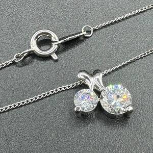 N) ★ダイヤ シルバー ネックレス★ メンズ レディース 服飾小物 アクセサリー P1844