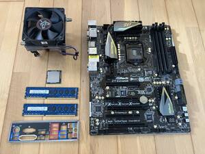 中古 Asrock Z77 Extreme6 と Core i5 2400 と メモリPC3-12800 4GB×2枚 など