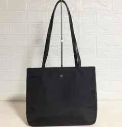 no31317 AIGNER アイグナー レザー ナイロン トート バッグ