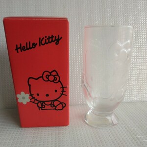 昭和　レトロ　当時もの　サンリオ キティ ハローキティ グラス 保管品 コップ グラス ガラス