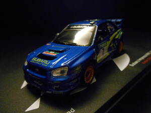〔全国一律送料340円込〕1/43 IXO スバル インプレッサ WRC ニュージーランド 2003 "P.ソルベルグ-P.ミルズ"