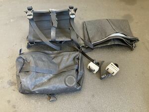 FAIRWEATHER フェアウェザー handlebar bag+ x-pac black ハンドルバーバッグ bluelug